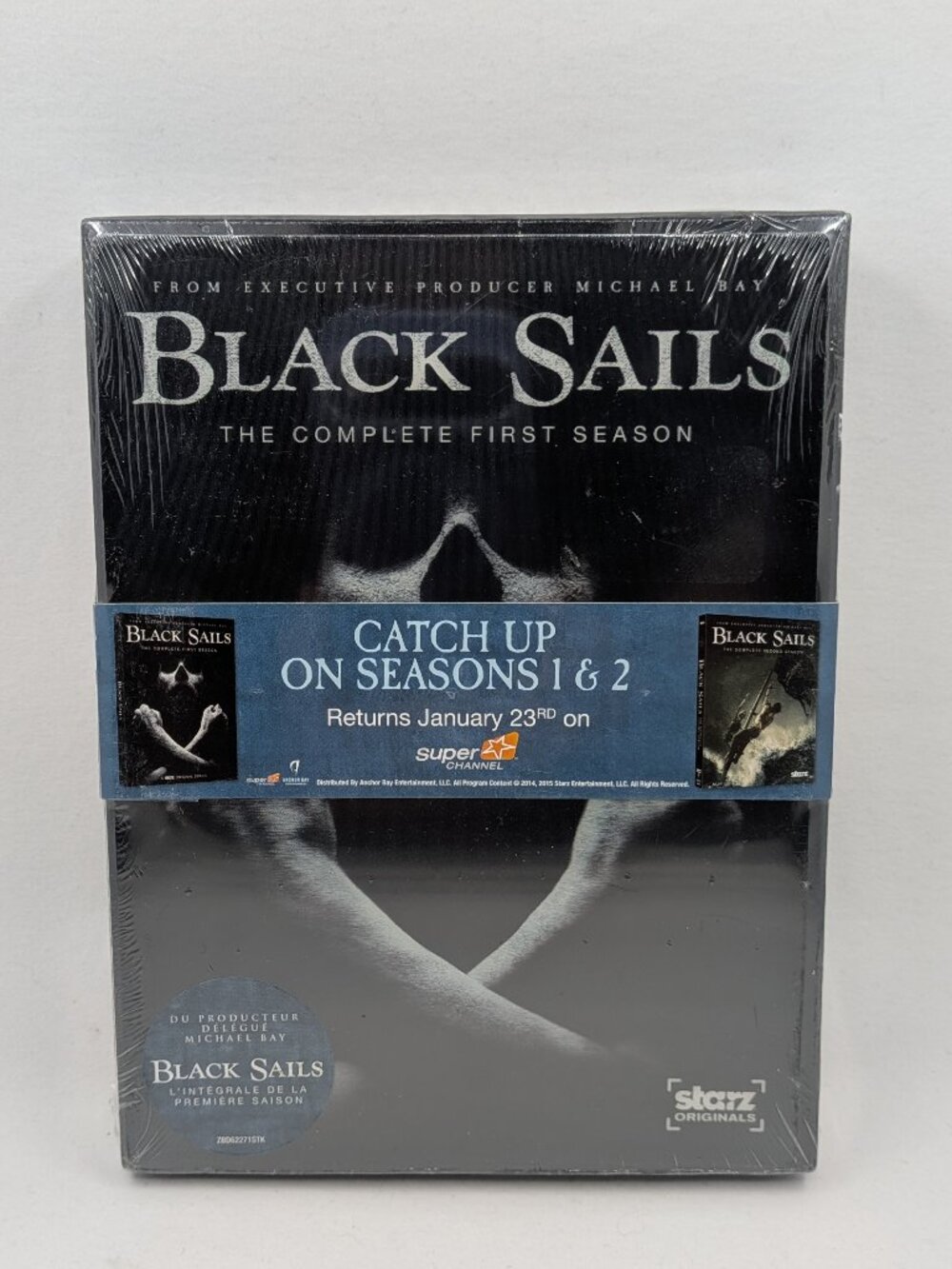 Black Sails: The Complete Seasons 1 & 2 (DVD Set, Factory Sealed)